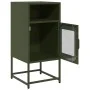 Nachttisch aus olivgrünem Stahlblech 36x39x78 cm von , Sideboards - Ref: Foro24-853414, Preis: 60,88 €, Rabatt: %