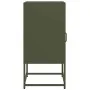 Nachttisch aus olivgrünem Stahlblech 36x39x78 cm von , Sideboards - Ref: Foro24-853414, Preis: 60,88 €, Rabatt: %