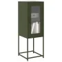 Cold-rolled steel sideboard in olive green 36x39x107 cm by , Sideboards - Ref: Foro24-853402, Price: 70,29 €, Discount: %
