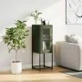 Cold-rolled steel sideboard in olive green 36x39x107 cm by , Sideboards - Ref: Foro24-853402, Price: 70,29 €, Discount: %