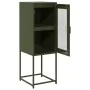 Cold-rolled steel sideboard in olive green 36x39x107 cm by , Sideboards - Ref: Foro24-853402, Price: 70,29 €, Discount: %