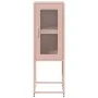 Cold-rolled steel sideboard in pink, 36x39x107 cm. by , Sideboards - Ref: Foro24-853399, Price: 70,29 €, Discount: %