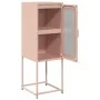 Cold-rolled steel sideboard in pink, 36x39x107 cm. by , Sideboards - Ref: Foro24-853399, Price: 70,29 €, Discount: %
