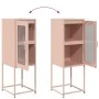 Cold-rolled steel sideboard in pink, 36x39x107 cm. by , Sideboards - Ref: Foro24-853399, Price: 70,29 €, Discount: %
