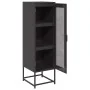 Kaltgewalzter schwarzer Stahlschrank 36x39x123 cm von , Sideboards - Ref: Foro24-853392, Preis: 90,10 €, Rabatt: %