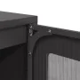 Cold-rolled black steel sideboard 36x39x123 cm by , Sideboards - Ref: Foro24-853392, Price: 90,10 €, Discount: %