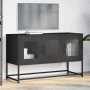 TV stand made of black cold-rolled steel 100.5x39x60.5 cm by , TV Furniture - Ref: Foro24-853338, Price: 91,94 €, Discount: %