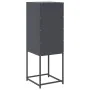 Aparador de acero laminado en frío gris antracita 36x39x107 cm by , Sideboards - Ref: Foro24-853400, Price: 70,26 €, Discount: %