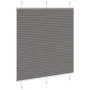 Pleated Anthracite Blind 115x100 cm Fabric Width 114.4cm Polyester by , Blinds and blinds - Ref: Foro24-4015078, Price: 18,97...