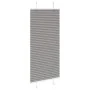 Gefalteter Anthrazit-Plissee-Vorhang 60x150 cm, Stoffbreite 59,4 cm, aus Polyester. von , Jalousien und Jalousien - Ref: Foro...