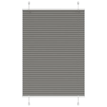 Pleated Anthracite Blind 90x150 cm Fabric Width 89.4 cm Polyester by , Blinds and blinds - Ref: Foro24-4015090, Price: 19,65 ...