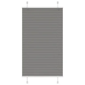 Pleated Anthracite Blind 70x150 cm Fabric Width 69.4 cm Polyester by , Blinds and blinds - Ref: Foro24-4015086, Price: 21,25 ...
