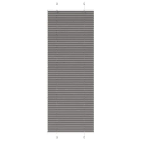 Pleated Anthracite Blind 70x200 cm Fabric Width 69.4 cm Polyester by , Blinds and blinds - Ref: Foro24-4015103, Price: 22,48 ...