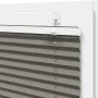 Gefalteter Anthrazit-Plissee-Vorhang 70x200 cm Stoffbreite 69,4 cm aus Polyester von , Jalousien und Jalousien - Ref: Foro24-...