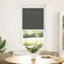 Pleated black blind 55x100 cm Fabric width 54.4 cm Polyester by , Blinds and blinds - Ref: Foro24-4015117, Price: 17,96 €, Di...