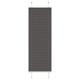 Pleated black blind 45x100 cm Fabric width 44.4 cm Polyester by , Blinds and blinds - Ref: Foro24-4015115, Price: 18,50 €, Di...