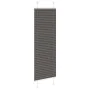 Gefalteter schwarzer Vorhang 45x100 cm Stoffbreite 44,4 cm aus Polyester von , Jalousien und Jalousien - Ref: Foro24-4015115,...