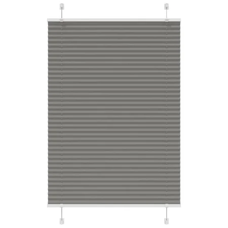 Pleated Anthracite Shade 100x150 cm Fabric Width 99.4 cm Polyester by , Blinds and blinds - Ref: Foro24-4015092, Price: 24,33...