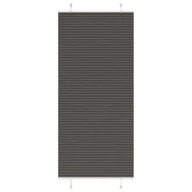 Schwarzer Plissee-Vorhang 85x200 cm Stoffbreite 84,4 cm aus Polyester von , Jalousien und Jalousien - Ref: Foro24-4015157, Pr...