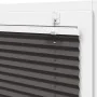 Black Pleated Blind 85x200 cm Fabric Width 84.4 cm Polyester by , Blinds and blinds - Ref: Foro24-4015157, Price: 24,42 €, Di...
