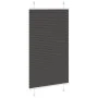Pleated black blind 70x100 cm Fabric width 69.4 cm Polyester by , Blinds and blinds - Ref: Foro24-4015120, Price: 21,59 €, Di...