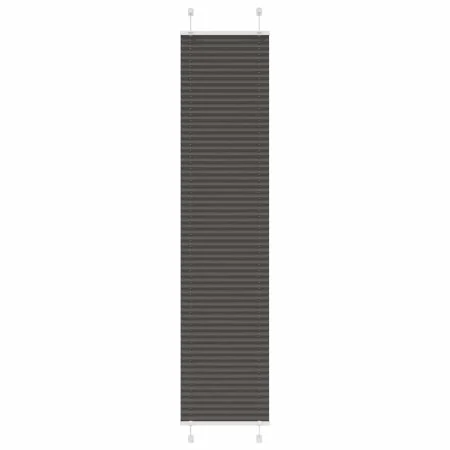 Black Pleated Blind 40x200 cm Fabric Width 39.4 cm Polyester by , Blinds and blinds - Ref: Foro24-4015148, Price: 20,72 €, Di...
