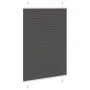 Pleated black blind 90x150 cm Fabric width 89.4 cm Polyester by , Blinds and blinds - Ref: Foro24-4015141, Price: 22,06 €, Di...