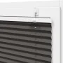 Pleated black blind 90x150 cm Fabric width 89.4 cm Polyester by , Blinds and blinds - Ref: Foro24-4015141, Price: 22,06 €, Di...