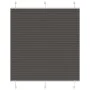 Pleated black curtain 115x100 cm Fabric width 114.4 cm Polyester by , Blinds and blinds - Ref: Foro24-4015129, Price: 18,97 €...