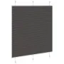 Pleated black curtain 115x100 cm Fabric width 114.4 cm Polyester by , Blinds and blinds - Ref: Foro24-4015129, Price: 18,97 €...
