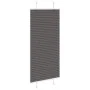 Pleated black blind 65x150 cm Fabric width 64.4 cm Polyester by , Blinds and blinds - Ref: Foro24-4015136, Price: 22,82 €, Di...