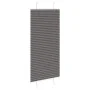 Pleated black blind 65x150 cm Fabric width 64.4 cm Polyester by , Blinds and blinds - Ref: Foro24-4015136, Price: 22,82 €, Di...