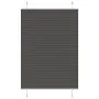Pleated black curtain 100x150 cm Fabric width 99.4 cm Polyester by , Blinds and blinds - Ref: Foro24-4015143, Price: 21,53 €,...