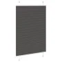Pleated black curtain 100x150 cm Fabric width 99.4 cm Polyester by , Blinds and blinds - Ref: Foro24-4015143, Price: 21,53 €,...