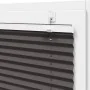 Pleated black curtain 100x150 cm Fabric width 99.4 cm Polyester by , Blinds and blinds - Ref: Foro24-4015143, Price: 21,53 €,...