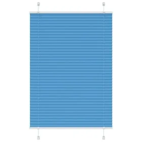 Blue Pleated Blind 95x100 cm Fabric Width 94.4 cm Polyester by , Blinds and blinds - Ref: Foro24-4015176, Price: 17,23 €, Dis...