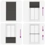 Black Pleated Blind 110x200 cm Fabric Width 109.4 cm Polyester by , Blinds and blinds - Ref: Foro24-4015162, Price: 27,15 €, ...