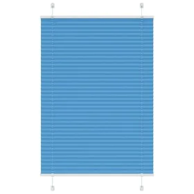 Gefalteter blauer Vorhang 85x100 cm Stoffbreite 84,4 cm aus Polyester. von , Jalousien und Jalousien - Ref: Foro24-4015174, P...
