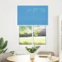 Blue Pleated Blind 85x100 cm Fabric Width 84.4 cm Polyester by , Blinds and blinds - Ref: Foro24-4015174, Price: 14,30 €, Dis...
