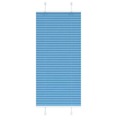 Gefalteter blauer Vorhang 60x100 cm Stoffbreite 59,4 cm aus Polyester. von , Jalousien und Jalousien - Ref: Foro24-4015169, P...