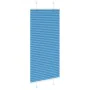 Gefalteter blauer Vorhang 60x100 cm Stoffbreite 59,4 cm aus Polyester. von , Jalousien und Jalousien - Ref: Foro24-4015169, P...
