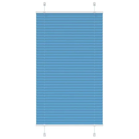 Blue Pleated Blind 70x150 cm Fabric Width 69.4 cm Polyester by , Blinds and blinds - Ref: Foro24-4015188, Price: 19,95 €, Dis...