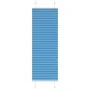 Blue Pleated Blind 45x150 cm Fabric Width 44.4 cm Polyester by , Blinds and blinds - Ref: Foro24-4015183, Price: 12,58 €, Dis...