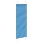 Blue Pleated Blind 45x150 cm Fabric Width 44.4 cm Polyester by , Blinds and blinds - Ref: Foro24-4015183, Price: 12,58 €, Dis...