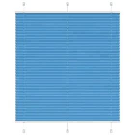 Gefalteter blauer Vorhang 120x100 cm Stoffbreite 119,4 cm aus Polyester. von , Jalousien und Jalousien - Ref: Foro24-4015181,...