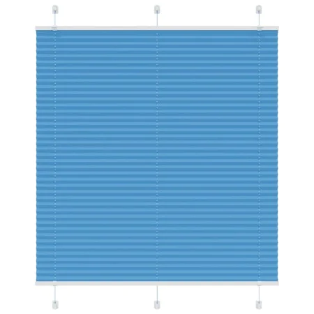 Gefalteter blauer Vorhang 120x100 cm Stoffbreite 119,4 cm aus Polyester. von , Jalousien und Jalousien - Ref: Foro24-4015181,...