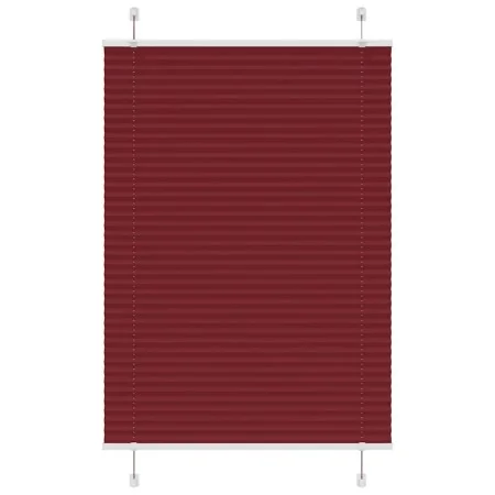 Pleated red burgundy curtain 90x100 cm Fabric width 89.4 cm by , Blinds and blinds - Ref: Foro24-4015226, Price: 20,74 €, Dis...