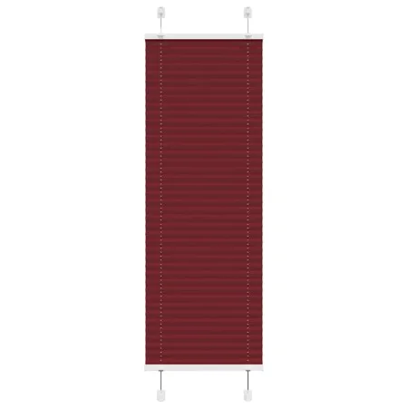 Pleated red burgundy curtain 50x100 cm Fabric width 49.4 cm by , Blinds and blinds - Ref: Foro24-4015218, Price: 18,79 €, Dis...