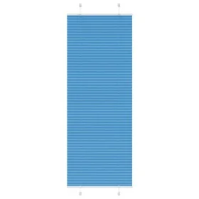 Blue Pleated Blind 70x200 cm Fabric Width 69.4 cm Polyester by , Blinds and blinds - Ref: Foro24-4015205, Price: 22,34 €, Dis...
