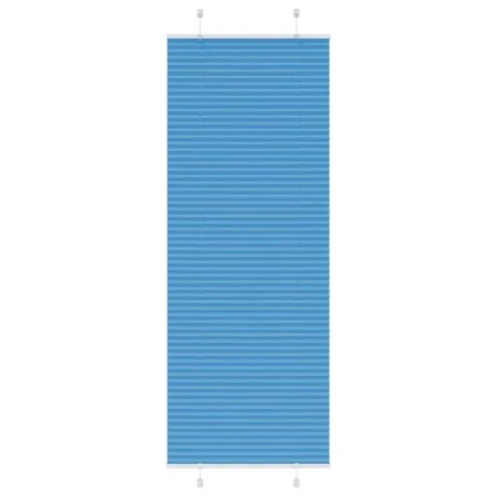 Blue Pleated Blind 70x200 cm Fabric Width 69.4 cm Polyester by , Blinds and blinds - Ref: Foro24-4015205, Price: 22,34 €, Dis...
